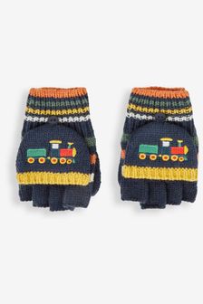 Jojo Maman Bébé Boys' Train Striped Gloves (410055) | 25 €