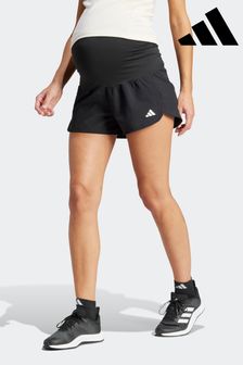 adidas Maternity Performance Pacer Woven Stretch Training Shorts