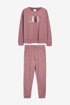 Pyjama en coton à imprimé