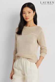 Lauren Ralph Lauren Sand Jinhala Boatneck Jumper (411852) | kr2,324