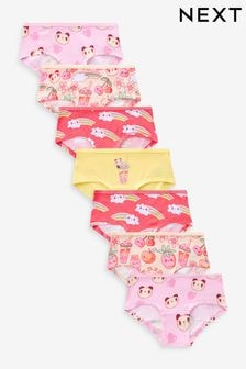 Pink Panda Animal Print Hipsters 7 Pack (2-16yrs) (412083) | $20 - $27