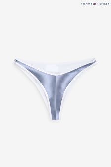 Tommy Hilfiger Cheeky-Bikinihose mit hohem Beinausschnitt, Blau (412600) | 31 €