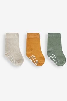 JoJo Maman Bébé Green 3-Pack Extra Thick Socks (412919) | $16