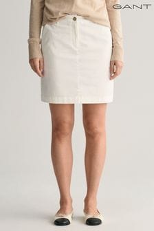 GANT Twill Chino White Skirt