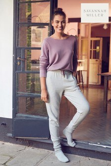 Серый меланж - Спортивные брюки Savannah Miller x Next (413383) | 846 грн