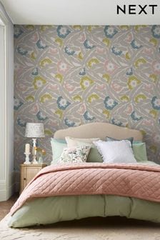 Multi Bright Optimism Floral Wallpaper (413865) | kr402