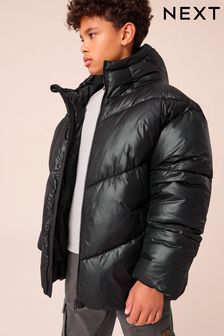 Black Padded Puffer Jacket (3-17yrs) (414197) | ₪ 147 - ₪ 201