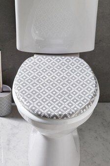 Grey Grey Geo Toilet seat (414342) | ₪ 131