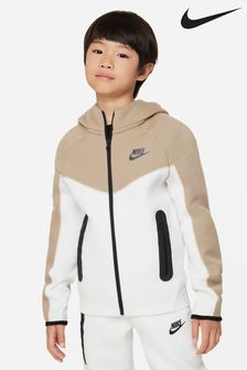 Nike White/Neutral Tech Fleece Zip Through Hoodie (415284) | €104