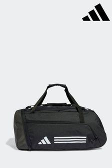 adidas Black Performance Essentials 3 Stripes Duffel Bag (415815) | 173 QAR