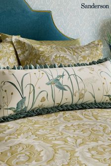 Sanderson Gold Teal Tila Cushion (416092) | 255 SAR