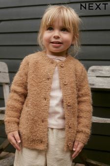 Tan Brown Cosy Cardigan (12mths-7yrs) (416205) | AED60 - AED71