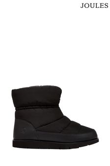 Joules Sophie Black Padded Boots (416470) | 414 SAR