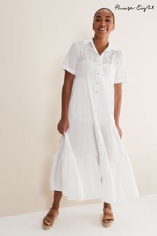 Phase Eight Alys Shirt MiDaxi White Dress (416942) | €63