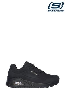 Skechers Dark Black Womens Uno Trainers (417955) | $135