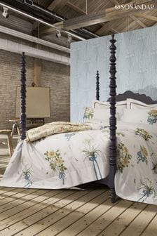 Sanderson Quince Chalk Cupids Beau Duvet Cover and Pillowcase Set (417979) | OMR70 - OMR85