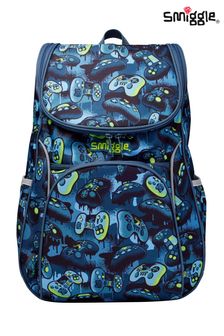 Smiggle Blue Vivid Access Backpack with Reflective Tape (418088) | KRW89,700