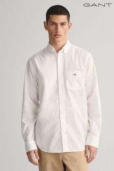 Biały - Koszula Gant o regularnym kroju z popeliny (418671) | 570 zł