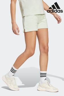 adidas Green Sportswear Essentials Linear French Terry 100% Cotton Shorts (419084) | €26