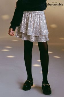 Abercrombie & Fitch Gold Sequin Party Skirt (419231) | €57