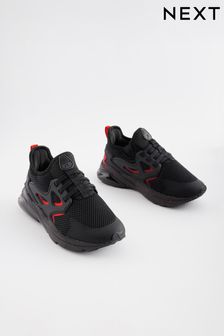 紅色/黑色 - 彈性蕾絲運動鞋 (419304) | NT$1,070 - NT$1,380