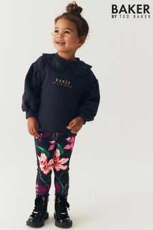 Baker by Ted Baker Navy Collar Sweater and Legging Set (41Q396) | €41 - €49