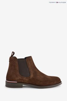 Tommy Hilfiger Suede Chelsea Brown Boots (420063) | €95