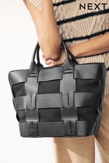 Black Weave Shoulder Bag (420170) | 112 zł