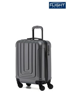 Flight Knight 55x40x20cm Ryanair Priority 8 Wheel ABS Hard Case Cabin Carry On Hand Black Luggage (420266) | kr649
