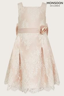 Monsoon Pink Valeria Lace Dress (420485) | R1,320 - R1,540