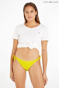 Slips de bikini Tommy Hilfiger Jaune noué sur les côtés (420680) | €24