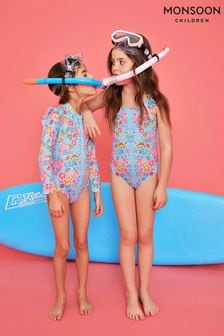 Monsoon Blue Floral Swimsuit (420733) | €33 - €38