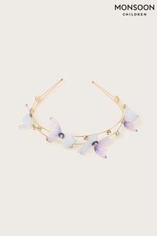 Monsoon Purple Butterfly Double Wire Headband (420758) | LEI 60