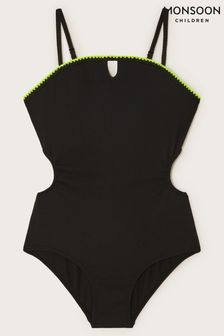 Monsoon Black Textured Swimsuit (420785) | €29 - €32