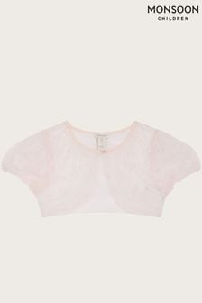 Monsoon Pink 3D Petal Tulle Cover Up (421098) | ￥5,280 - ￥5,990