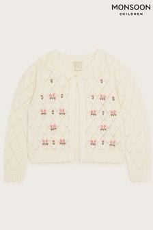 Monsoon Natural Floral Pointelle Cardigan (421128) | NT$1,030 - NT$1,210