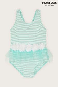 Monsoon Green Baby Seersucker Swimsuit (421138) | HK$185 - HK$206