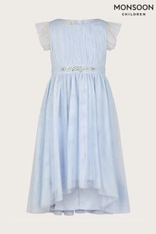 Monsoon Blue Penelope Belt Dress (421172) | AED270 - AED298