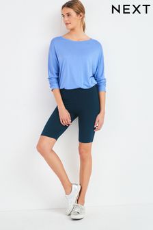 海軍藍 - 平織單車短褲 (421218) | NT$270
