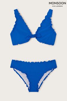 Monsoon Blue Frill Bikini Set (421377) | €32 - €35