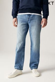 Blue Light Relaxed Fit 100% Cotton Authentic Jeans (421408) | ￥3,230