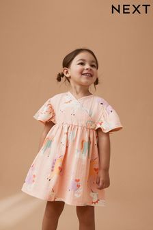 Pink Unicorn Wrap Jersey Dress (3mths-7yrs) (421709) | SGD 17 - SGD 21