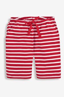 אדום - מכנסי ברמודה קצרים של Jojo Maman Bébé לבנים (422216) | ‏70 ‏₪