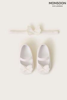 Monsoon Natural Coco Butterfly Booties and Bando Shoes (422436) | HK$185