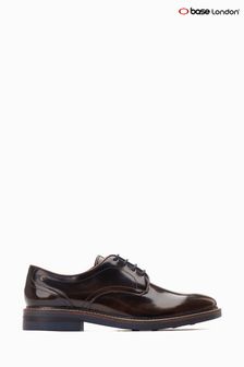 Base London Mawley Lace-Up Derby Brown Shoes
