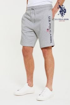 U.S. Polo Assn. Grey USPA Sport LB Shorts (422971) | ₪ 186