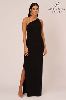 Buy Lipsy Black Cami Cowlneck Hotfix Maxi Dress from Next Luxembourg