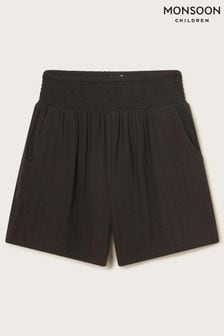 Monsoon Black Cheesecloth Shorts (423273) | ￥3,880 - ￥4,230