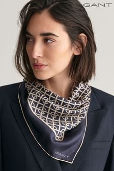 GANT Blue Patterned Silk Scarf (423729) | €85