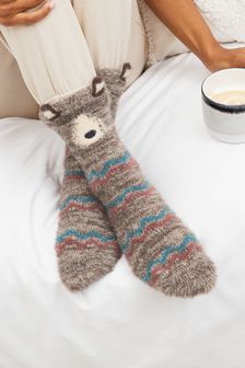 Character Super Hairy Cosy Socks 2 Pack